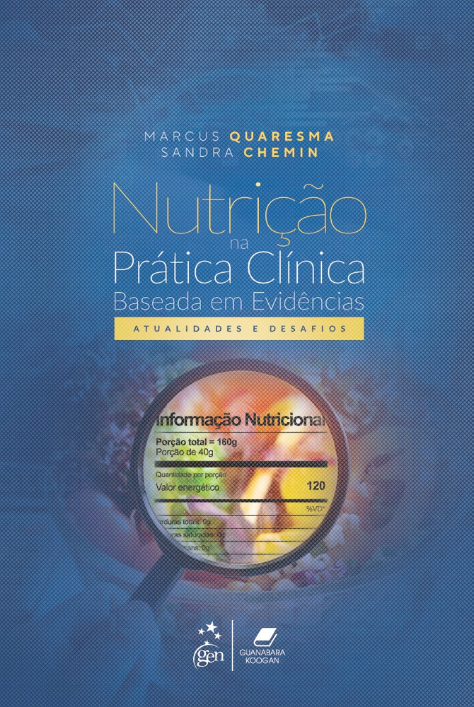 Capa do livro Nutrição na Prática Clínica Baseada em Evidências